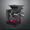 ROME Professional Stainless Steel Meat Grinder With Feed Hopper And Discharge Nozzle