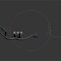 High Quality Automotive Wire Harnesses With Black Connectors And Metal Fasteners