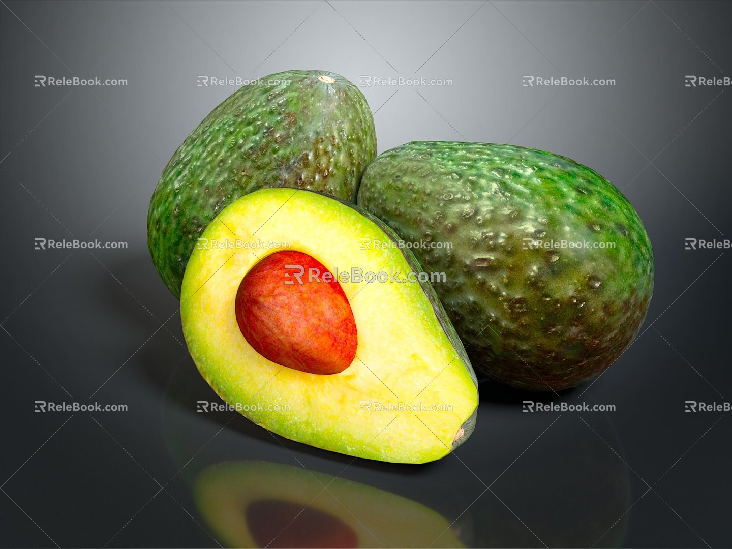 avocado fruit fresh fruit seasonal fruit fruit highlights fruit meal tropical fruit specialty fruit 3d model