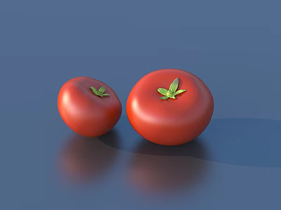 Tomatoes and vegetables 3d model Tomatoes and vegetables 3d model