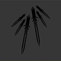 Various Tactical Combat Knives With Sharp Blades And Ergonomic Handles Displayed