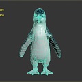 Modern Penguin Cartoon Penguin Animation Penguin 3d model