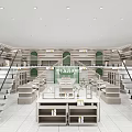 Old Ox Toy Store Interior With Display Shelves And Staircase Design
