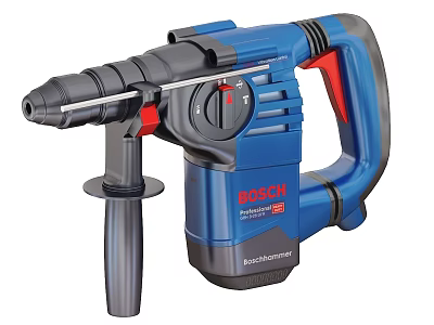 Bosch Professional Rotary Hammer Drill With Ergonomic Grip And Power Control 3d model