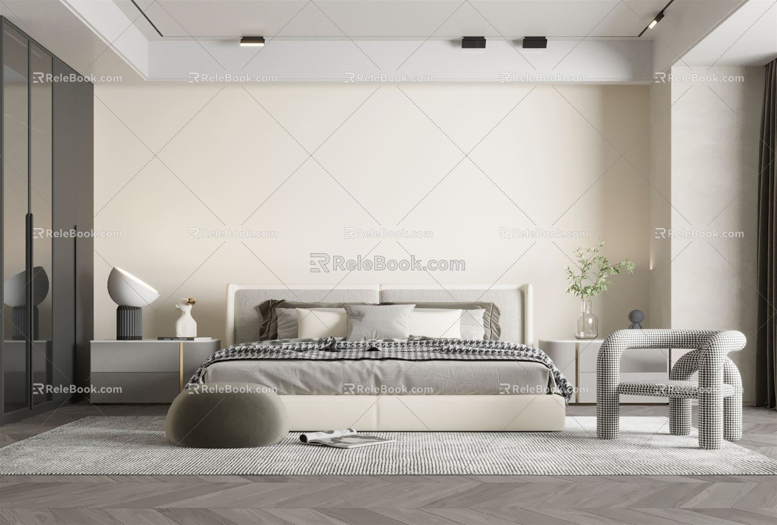 Modern Bedroom 3d model