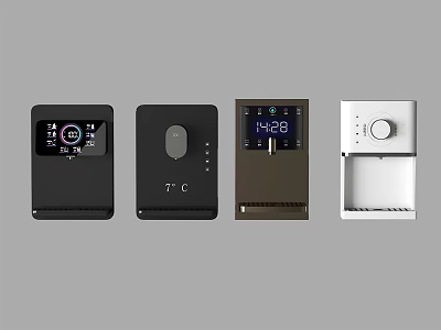 Modern Daily Appliances With Digital Displays Control Panels And Sleek Design 3d model