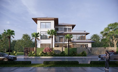 Modern Villa 3d model