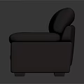 People Enjoying Comfortable Dark Gray Leather Two Seater Modern Sofa In Room