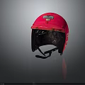 Pink Fire Safety Helmet With Protective Apparel Features And Bold FIRE Lettering