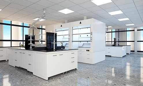 Modern Laboratory Physical and Chemical Laboratory 3d model