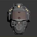 Futuristic Water Vessel with Intricate Mechanical Structure Metallic Exterior and Advanced Engine Components