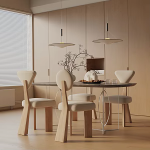 Modern table combination 3d model