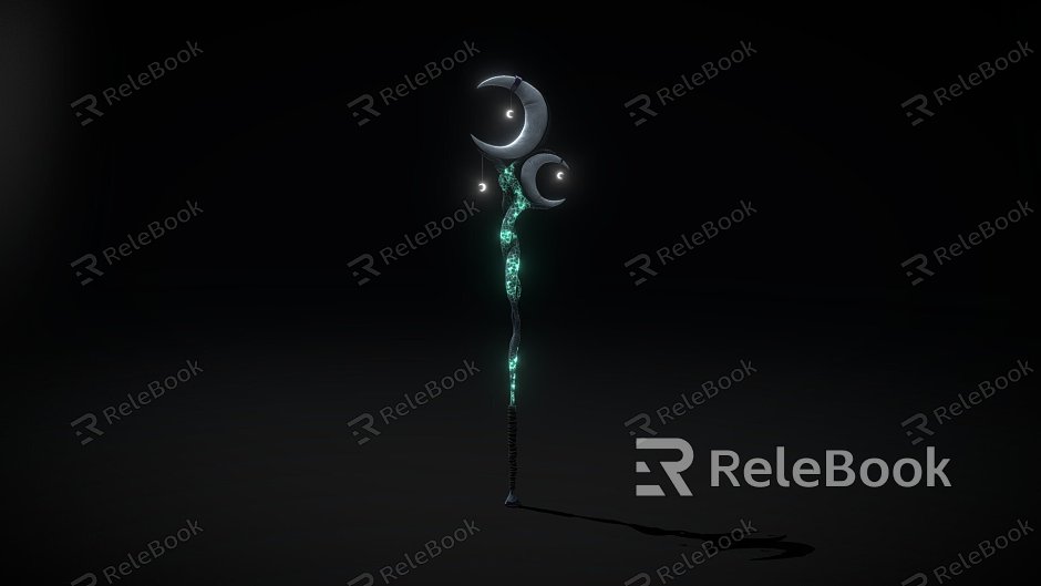 Weapon Moon Staff model