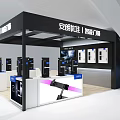 Modern Display Cabinet For Smart Door Locks With Exhibition Booth And Product