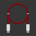 Data Line Power Line Mobile Phone Power Line Charger 3d model