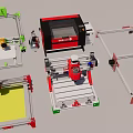 Smart Machines Featuring 3D Printers Laser Cutters Robotic Arms And Workstations 3d model