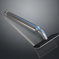Modern Stainless Steel Safety Razor With Ergonomic Metal Handle And Sharp Blade