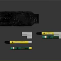 Medical Devices Featuring Pen Shaped Tools in Yellow Green White and Black Protective Pouch