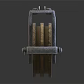 Modern hook crane hook 3d model