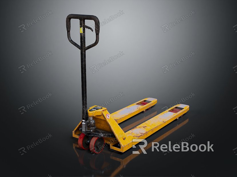 Modern Forklift Pallet Truck model