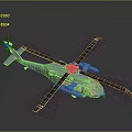 3D Rendered White Helicopter With Main Rotor Tail Rotor And Detailed Fuselage On Dark Background