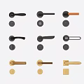 Modern Stylish Metal Door Handles Featuring Diverse Designs And Finishes For Home