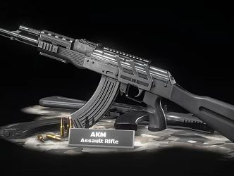 AKM Modified Assault Rifle 3d model