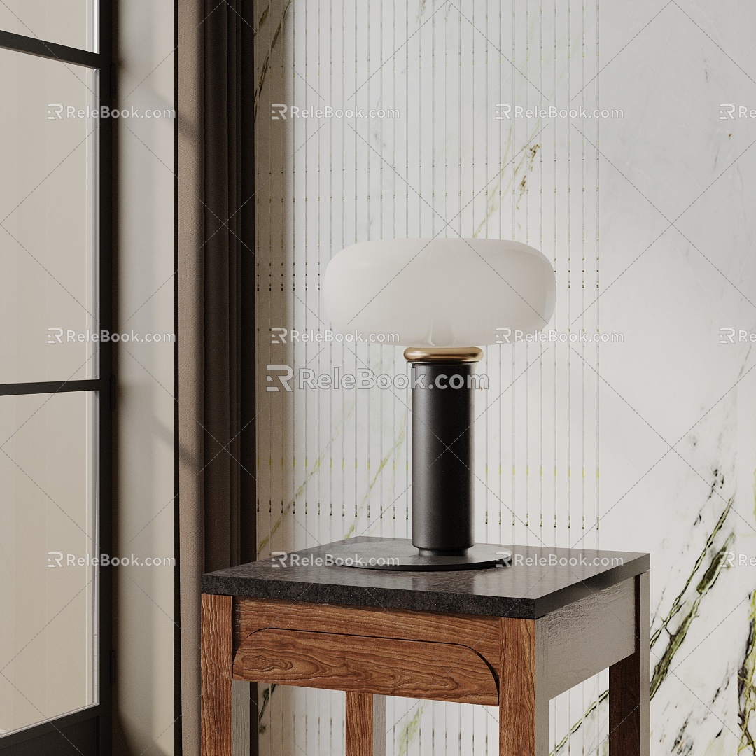 Modern table lamp 3d model