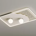 Modern Stylish Ceiling Lights With Various Shapes Decorative Frames And Soft Illumination 3d model