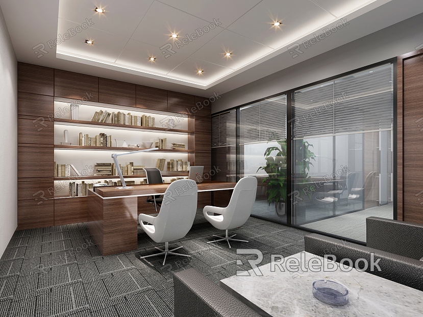 Modern Office Manager Room model