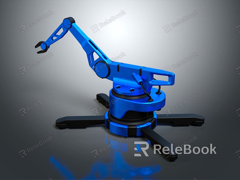 Modern Robot Arm Robot Arm Mechanical Arm Robot Arm Robot Head model