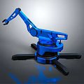 Modern Robot Arm Robot Arm Mechanical Arm Robot Arm Robot Head 3d model