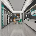 Hisense Central Air Conditioner Store Interior With Modern Reception Desk And Display Area