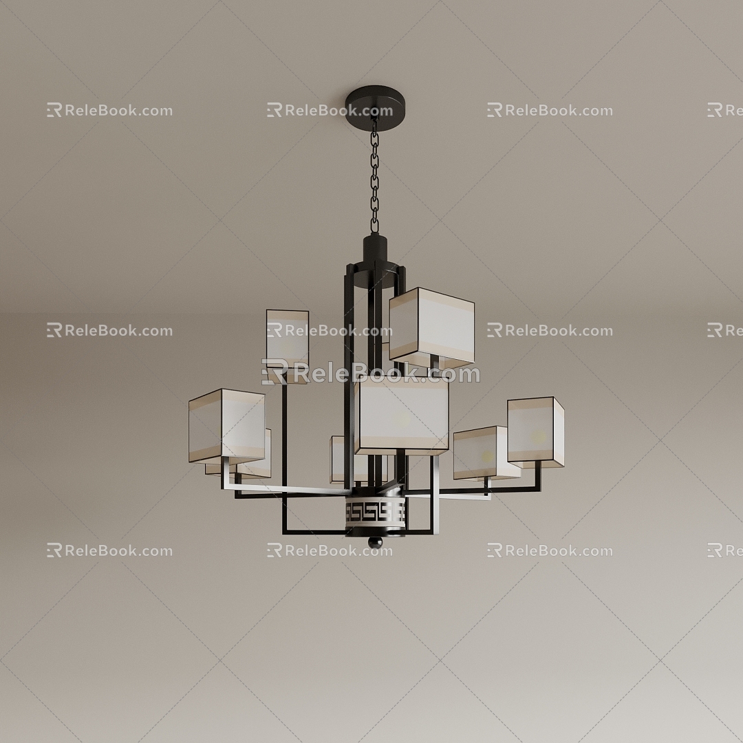 New Chinese Chandelier Chandelier Lamps model