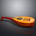 Pipa Instrument String Chinese Musical Instruments 3d model