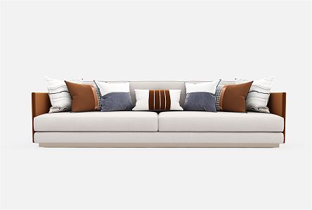 modern double sofa 3d model