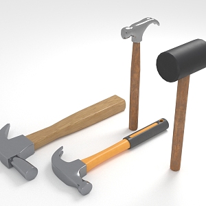 Hammer hammer hardware tools claw hammer 3d model