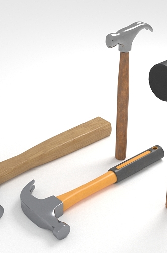 Hammer hammer hardware tools claw hammer 3d model