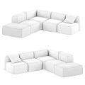 Stylish Modular Velvet Double Sofa With Multiple Color Options For Cozy Home Living Room