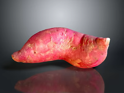 Sweet Potato Sweet Potato Su Shu Wan Shu Luo Shu Xiang Shu Xu Shu Mini Sweet Potato Purple Heart Sweet Potato Japan Ling Zi 3d model