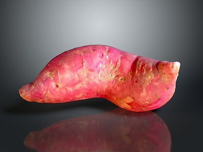 Sweet Potato Sweet Potato Su Shu Wan Shu Luo Shu Xiang Shu Xu Shu Mini Sweet Potato Purple Heart Sweet Potato Japan Ling Zi 3d model