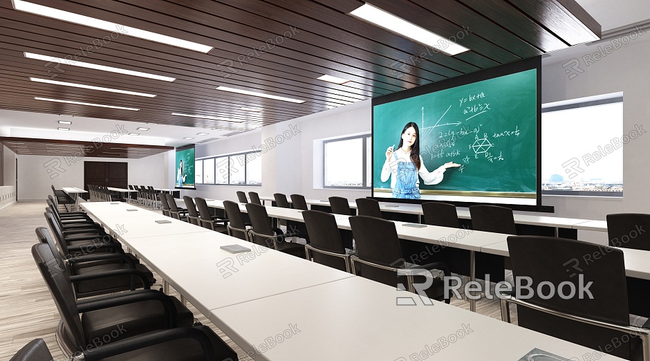 Modern Remote Classroom Remote Classroom Live model