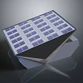 Modern Solar Panel Equipment With Multiple Silicon Cells And Efficient Structure Design 3d model