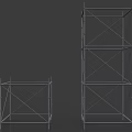 Industrial Scaffolding Metal Frame Equipment With Small And Large Sizes For Construction
