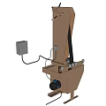 Vertical Industrial Equipment With Motorized Drive Unit Mechanical Arm And Control Box