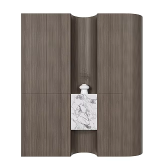 New Chinese-style Entrance Cabinet 3d model