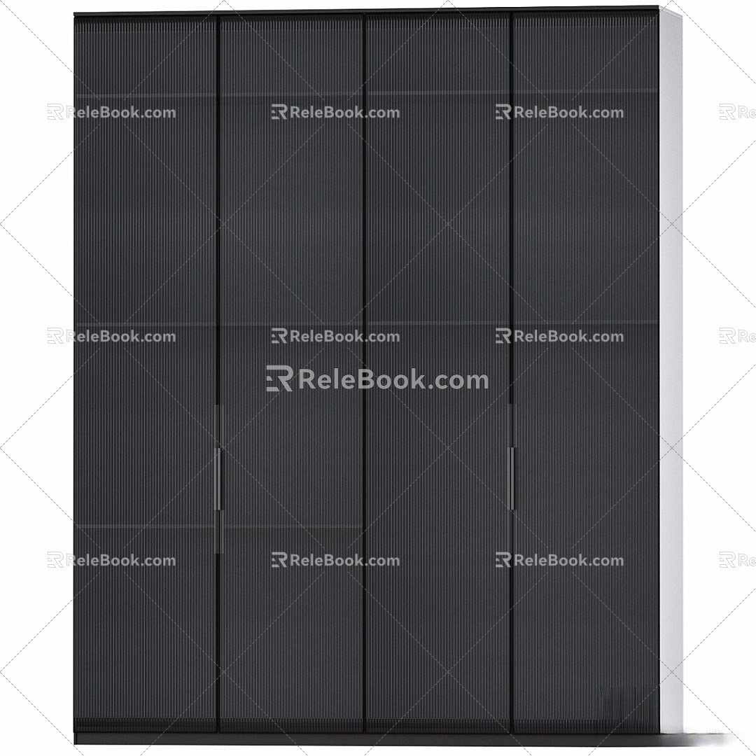 Modern Other Closets Hidden Wardrobe Storage Walls 3d model