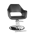 Black Massage Chair With Modern Ergonomic Design And Premium Leather Upholstery