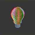 Modern Mesh Design Lighting Combination With Bulb Shape Structure And Warm Yellow Illumination