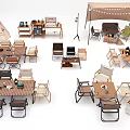 Portable Folding Outdoor Camping Table And Chair Sets With Tent And Lighting Gear